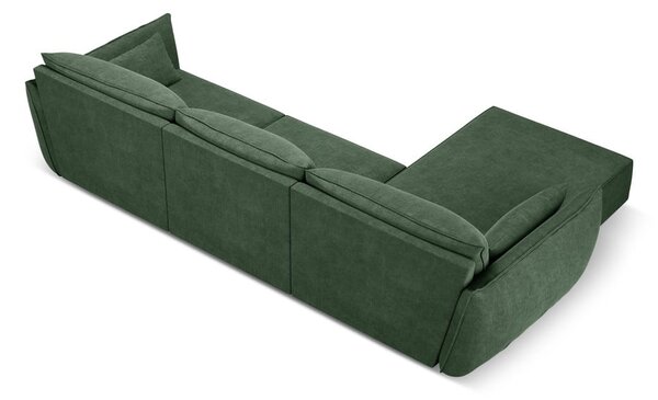 Tamno zelena kutna garnitura (lijevi kut) Vanda - Mazzini Sofas