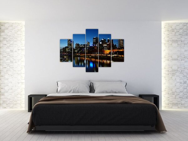 Slika noći u Melbourneu (150x105 cm)