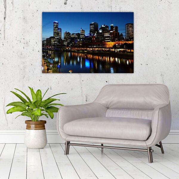 Slika noći u Melbourneu (90x60 cm)