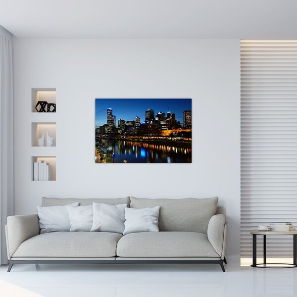 Slika noći u Melbourneu (90x60 cm)