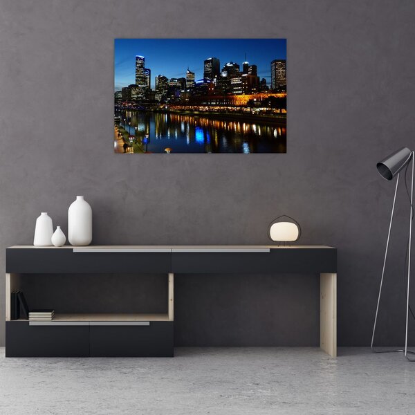 Slika noći u Melbourneu (90x60 cm)