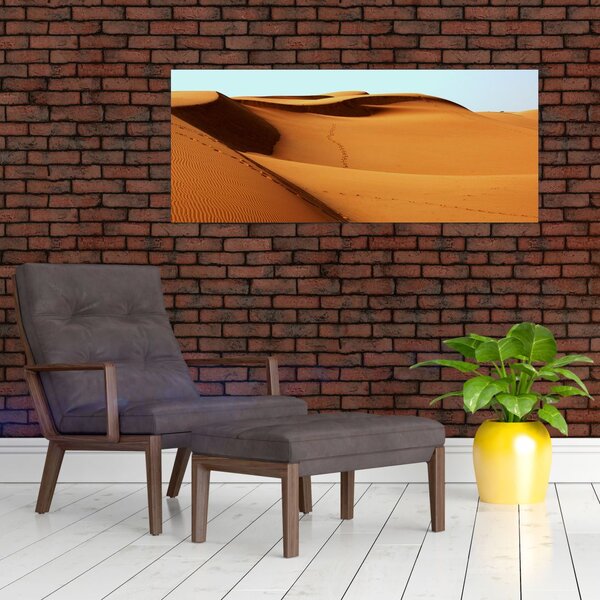 Slika - Otisci u pustinji (120x50 cm)