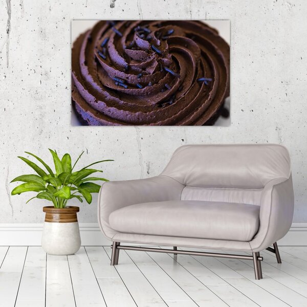 Slika - Čokoladni cupcake (90x60 cm)