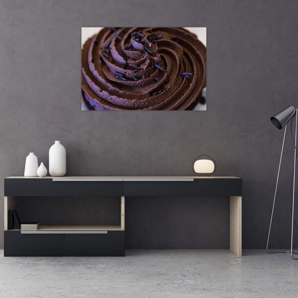 Slika - Čokoladni cupcake (90x60 cm)