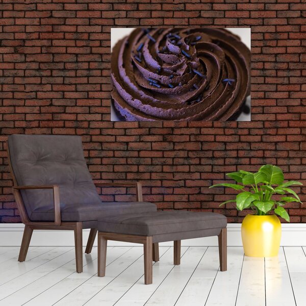 Slika - Čokoladni cupcake (90x60 cm)