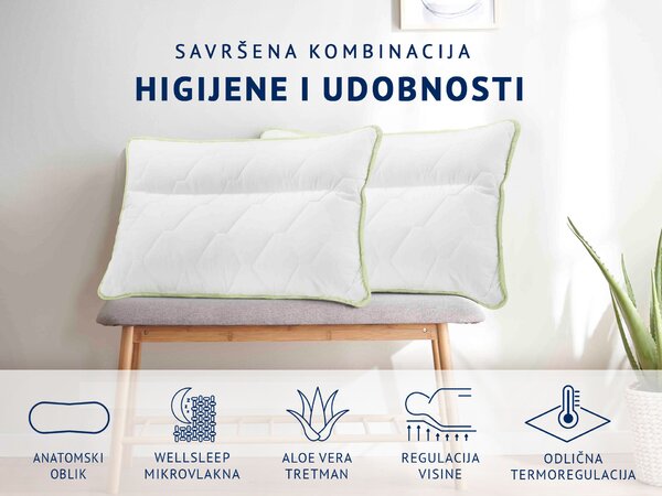 Dormeo anatomski jastuk Aloe Vera