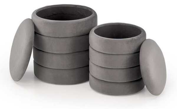 Set taburea (2 kom.) Pachio (siva)