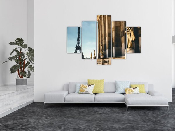 Slika trga Trocader, Pariz (150x105 cm)