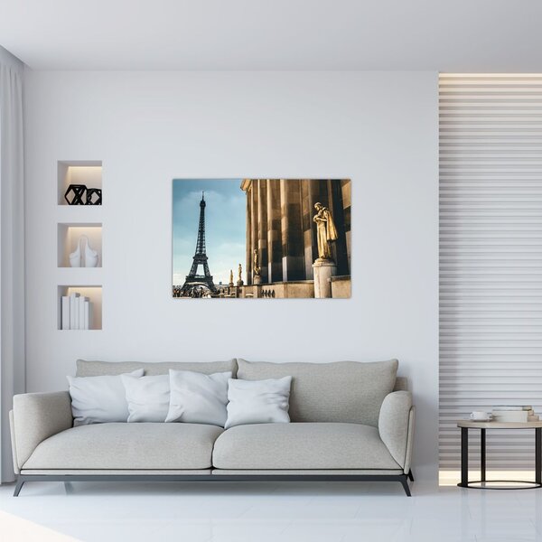 Slika trga Trocader, Pariz (90x60 cm)