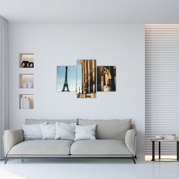Slika trga Trocader, Pariz (90x60 cm)