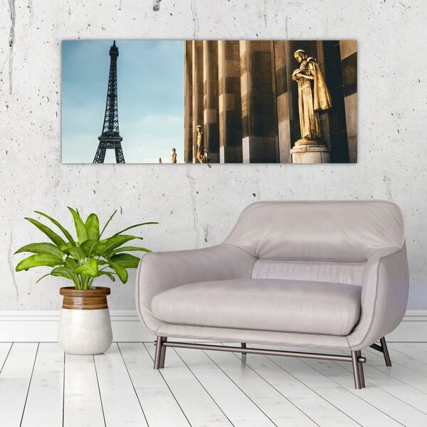 Slika trga Trocader, Pariz (120x50 cm)