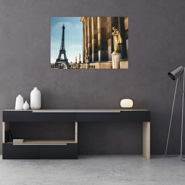 Slika trga Trocader, Pariz (90x60 cm)