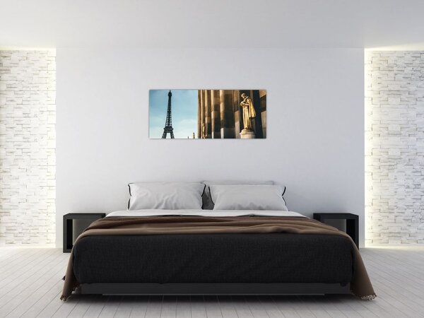 Slika trga Trocader, Pariz (120x50 cm)