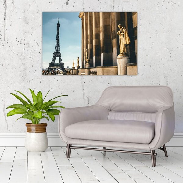 Slika trga Trocader, Pariz (90x60 cm)