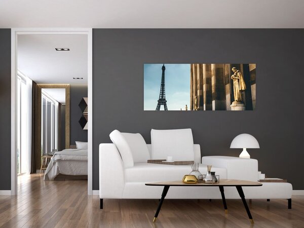Slika trga Trocader, Pariz (120x50 cm)