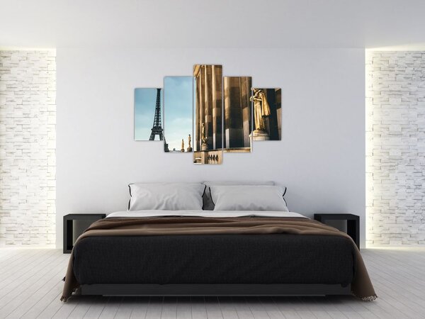 Slika trga Trocader, Pariz (150x105 cm)