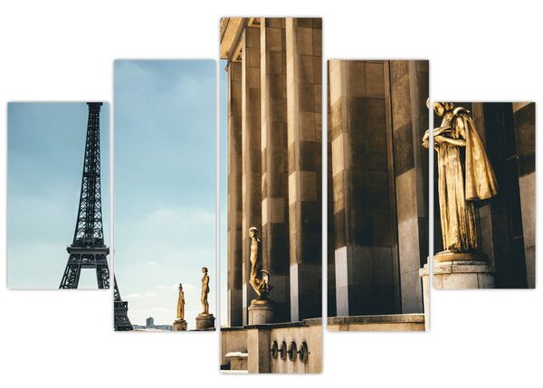Slika trga Trocader, Pariz (150x105 cm)