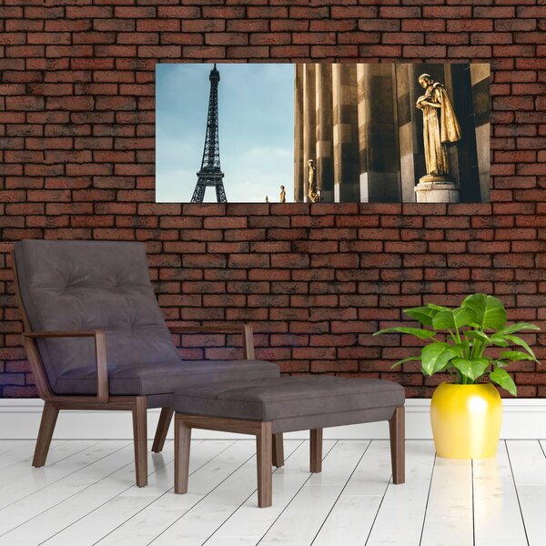 Slika trga Trocader, Pariz (120x50 cm)
