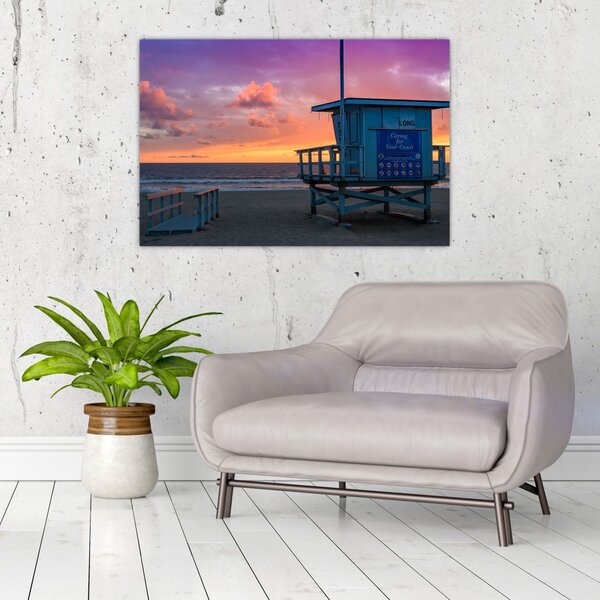 Slika plaže Santa Monica (90x60 cm)