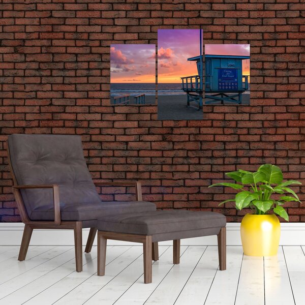 Slika plaže Santa Monica (90x60 cm)