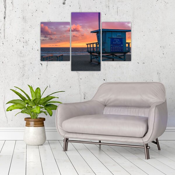 Slika plaže Santa Monica (90x60 cm)