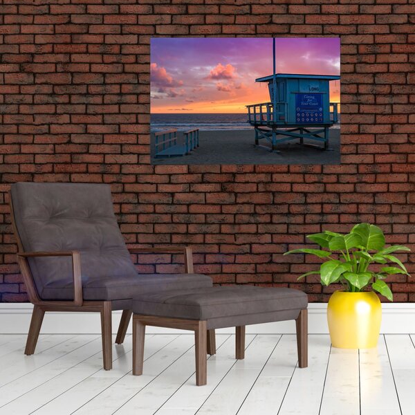 Slika plaže Santa Monica (90x60 cm)