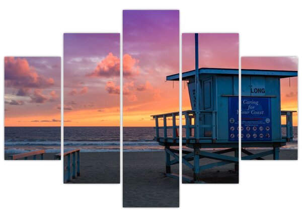 Slika plaže Santa Monica (150x105 cm)