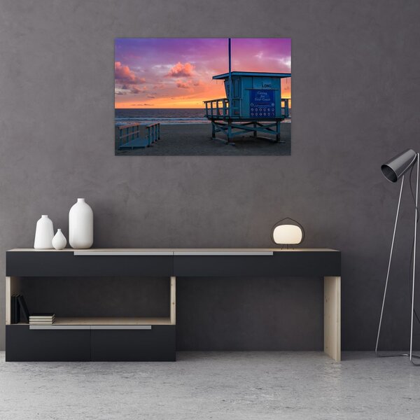 Slika plaže Santa Monica (90x60 cm)