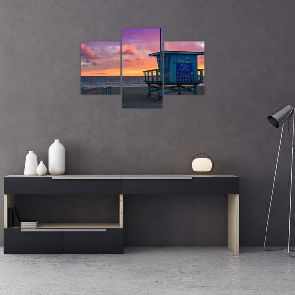 Slika plaže Santa Monica (90x60 cm)