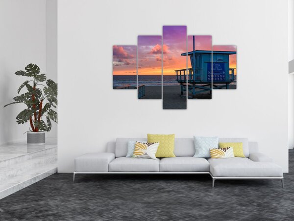 Slika plaže Santa Monica (150x105 cm)