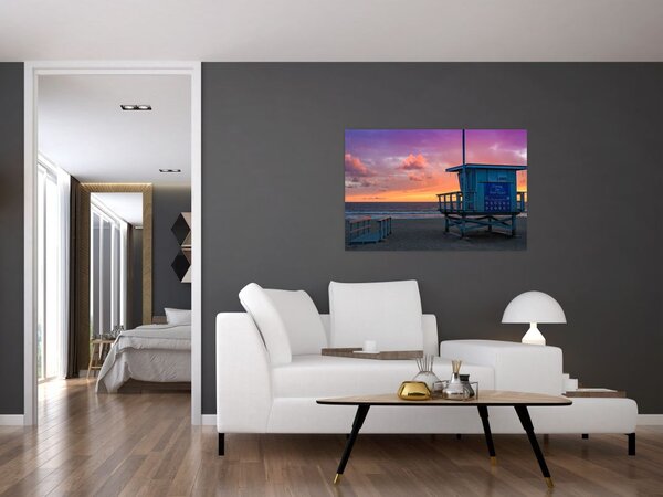 Slika plaže Santa Monica (90x60 cm)