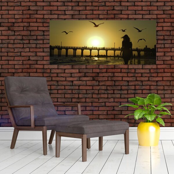 Slika - Šetnja plažom (120x50 cm)
