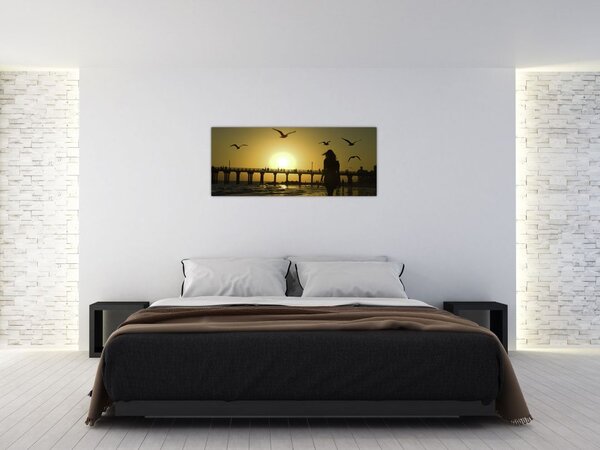 Slika - Šetnja plažom (120x50 cm)