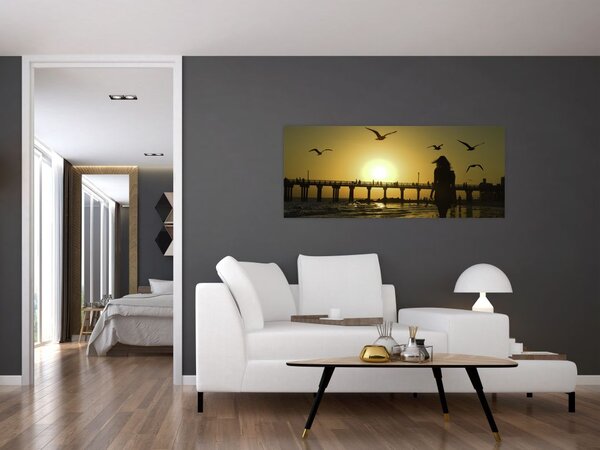 Slika - Šetnja plažom (120x50 cm)