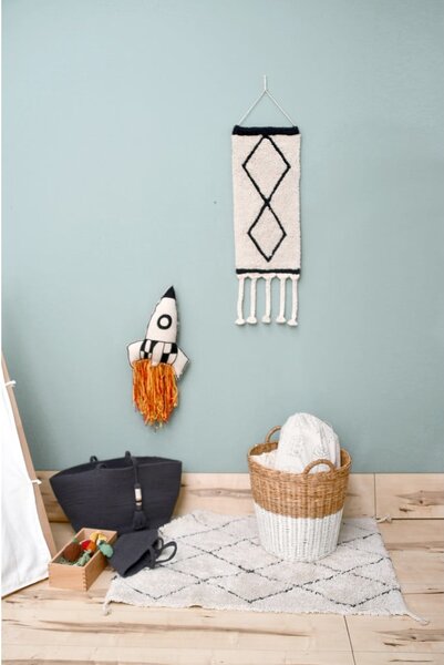 Krem periv/ručno rađen pamučan tepih 70x100 cm Mini Bereber – Lorena Canals