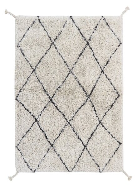Krem periv/ručno rađen pamučan tepih 70x100 cm Mini Bereber – Lorena Canals