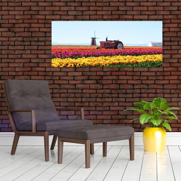 Slika farme tulipana (120x50 cm)