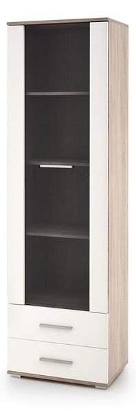 Zondo.hr Vitrina Lappa (bijela + hrast sonoma). 1048747