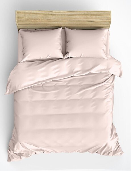 Bež posteljina za bračni krevet/za produženi krevet od pamučnog satena 240x220 cm Elegant – Mijolnir