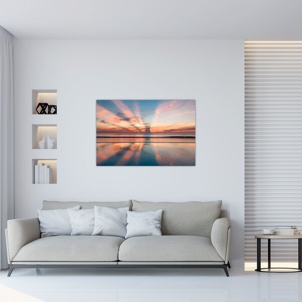 Slika sunčevih zraka iznad Daytonske plaže (90x60 cm)