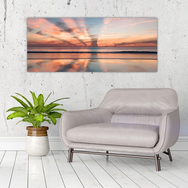 Slika sunčevih zraka iznad Daytonske plaže (120x50 cm)