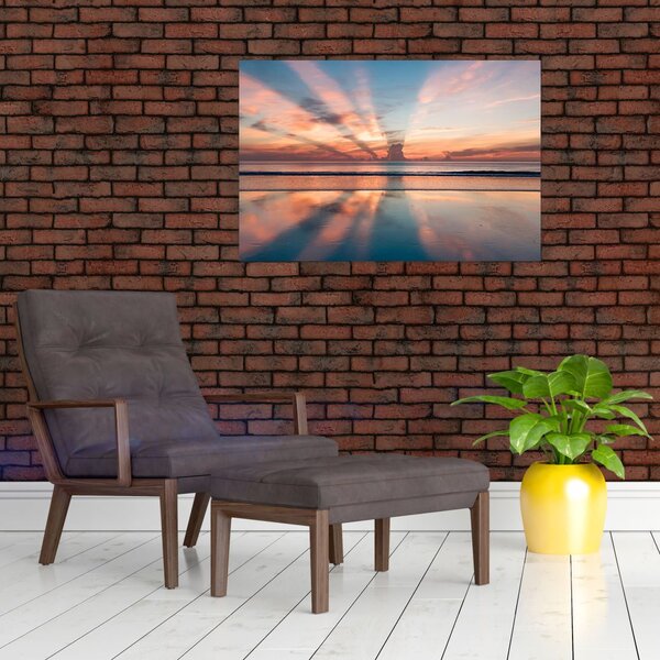 Slika sunčevih zraka iznad Daytonske plaže (90x60 cm)