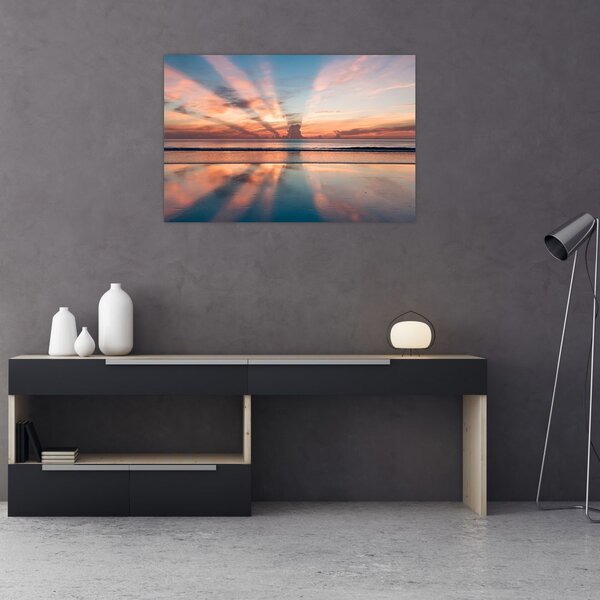 Slika sunčevih zraka iznad Daytonske plaže (90x60 cm)