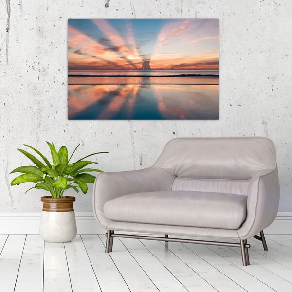 Slika sunčevih zraka iznad Daytonske plaže (90x60 cm)