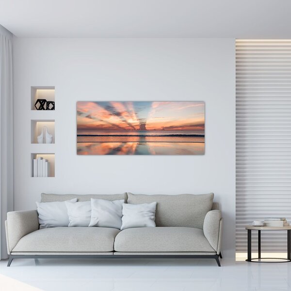 Slika sunčevih zraka iznad Daytonske plaže (120x50 cm)