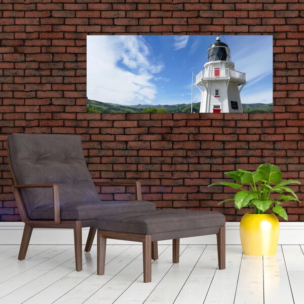 Slika svjetionika Akaroa, Novi Zeland (120x50 cm)
