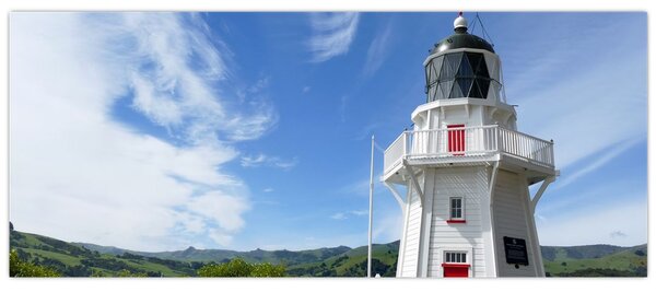 Slika svjetionika Akaroa, Novi Zeland (120x50 cm)