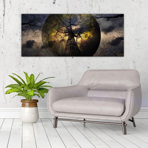 Slika - Tajanstveno nebo (120x50 cm)