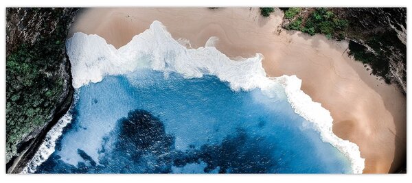 Slika plaže Nusa Penida, Indonezija (120x50 cm)