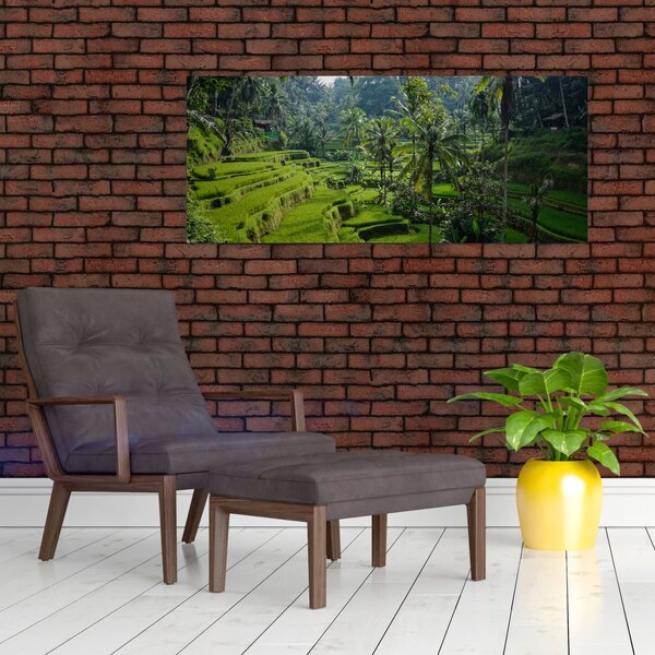 Slika rižinih terasa Tegalalang, Bali (120x50 cm)